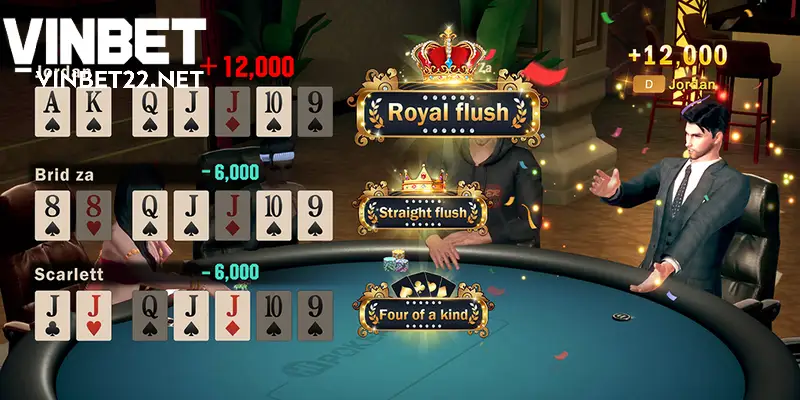 Những kinh nghiệm xương máu chơi game bài Poker 3D bất bại